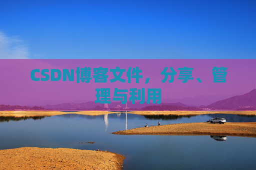 CSDN博客文件，分享、管理与利用